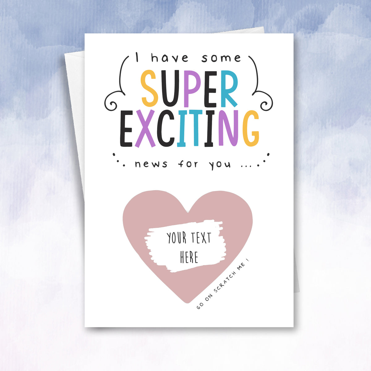 Super Exciting News Reveal Scratch Card - 2f75e5-2
