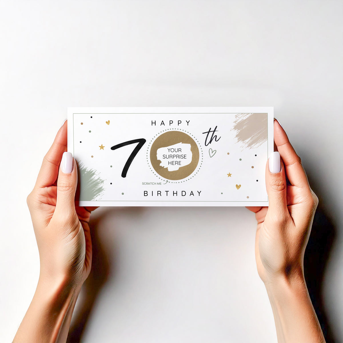 Personalised 30th Birthday Scratch Off Card, Surprise Gift Reveal , Experience Holiday Ticket Reveal