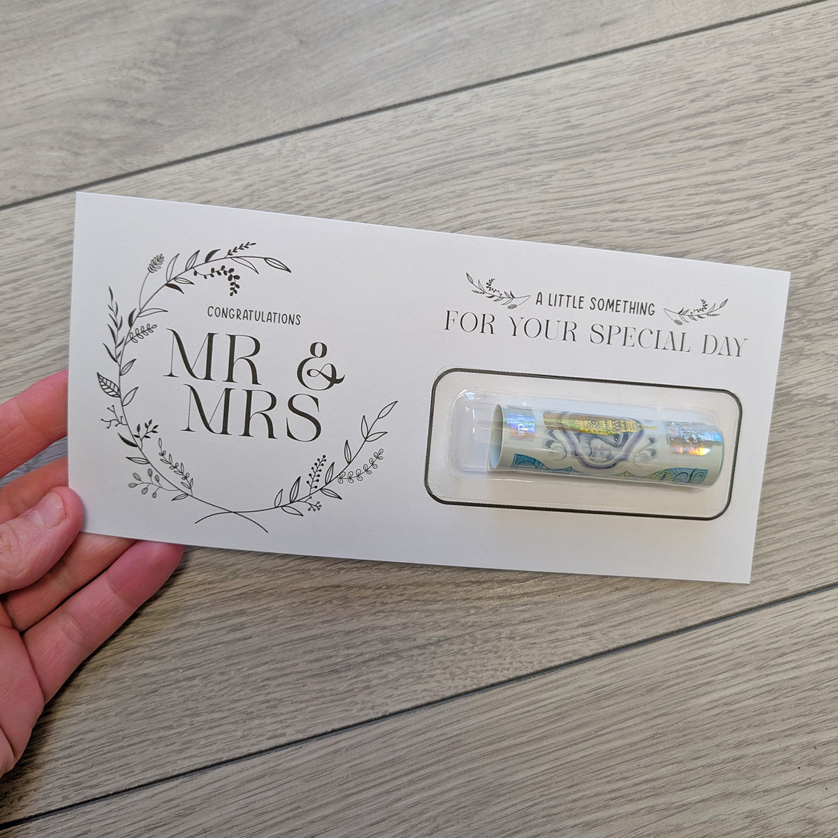 Honeymoon Money Envelope • Wedding Fund Gift Wallet • Greeting Card