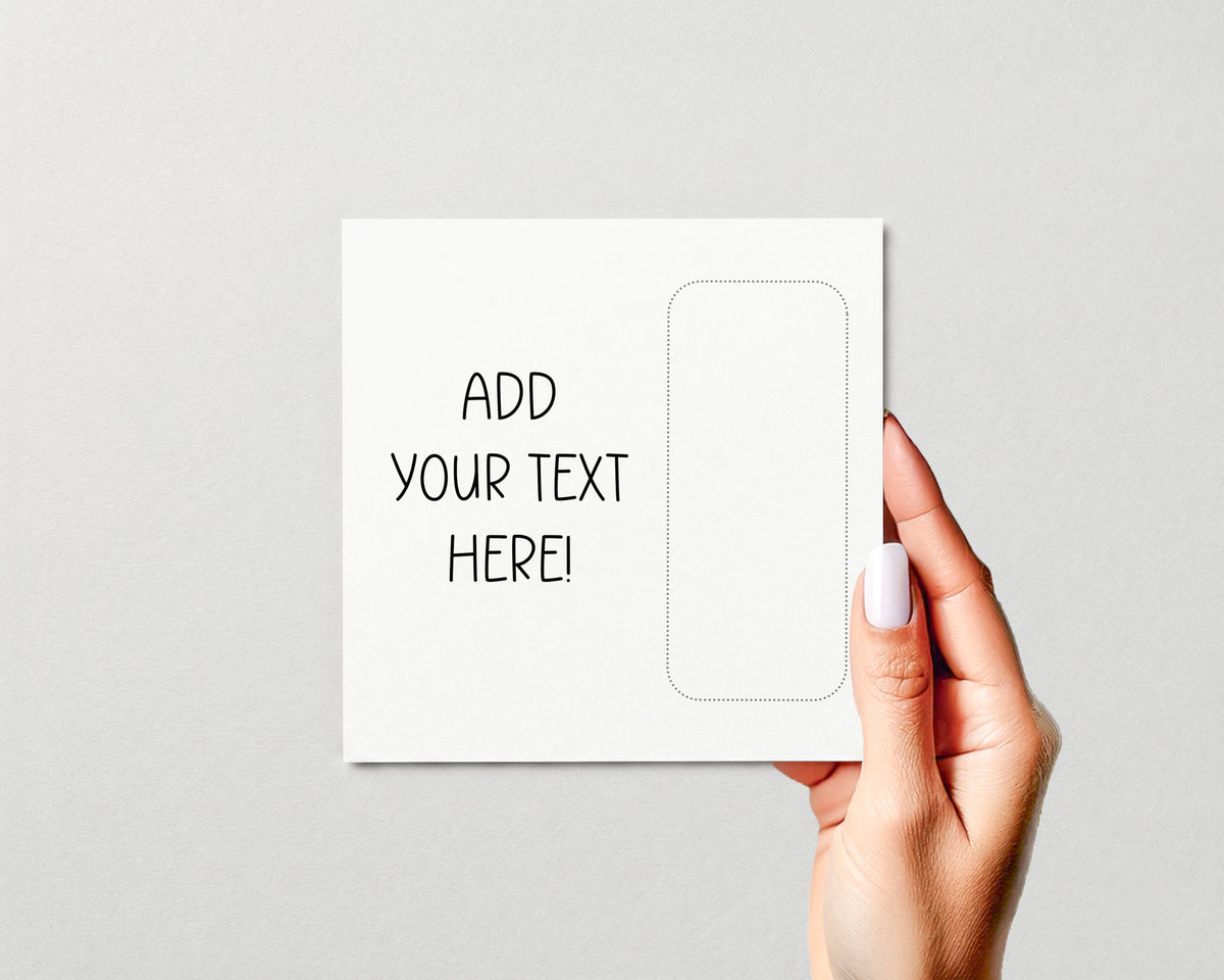 Personalised Money Card Cash Gift Holder β’ Custom Birthday Gift β’ Create Your Own Text