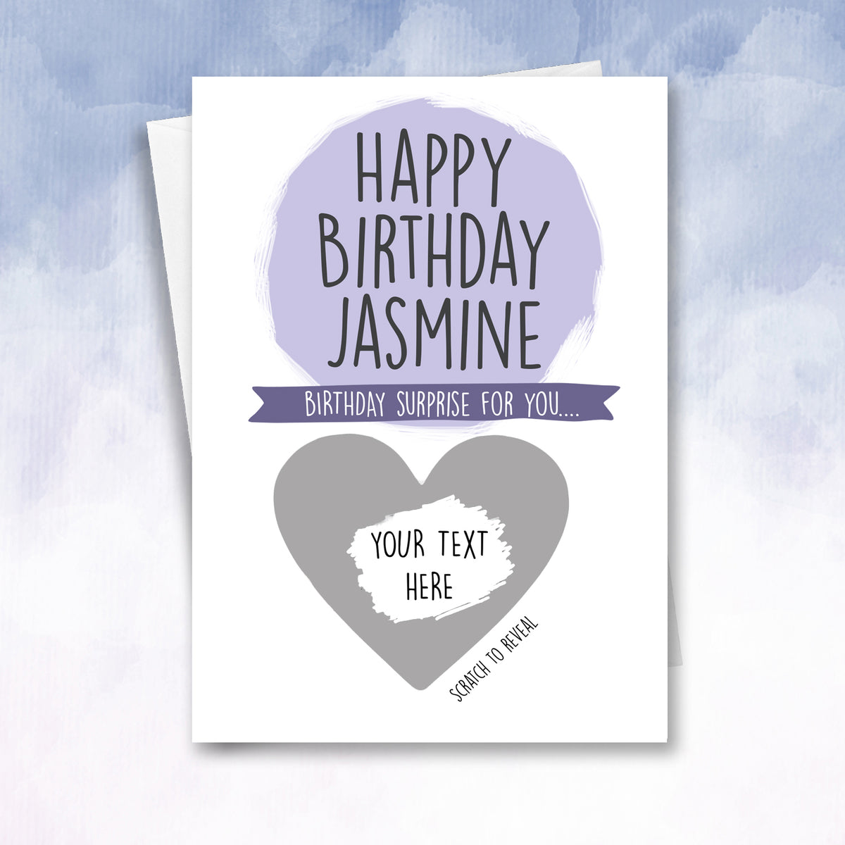 Girly Scratch Off Birthday Card Gift Reveal - 2f75e5-2