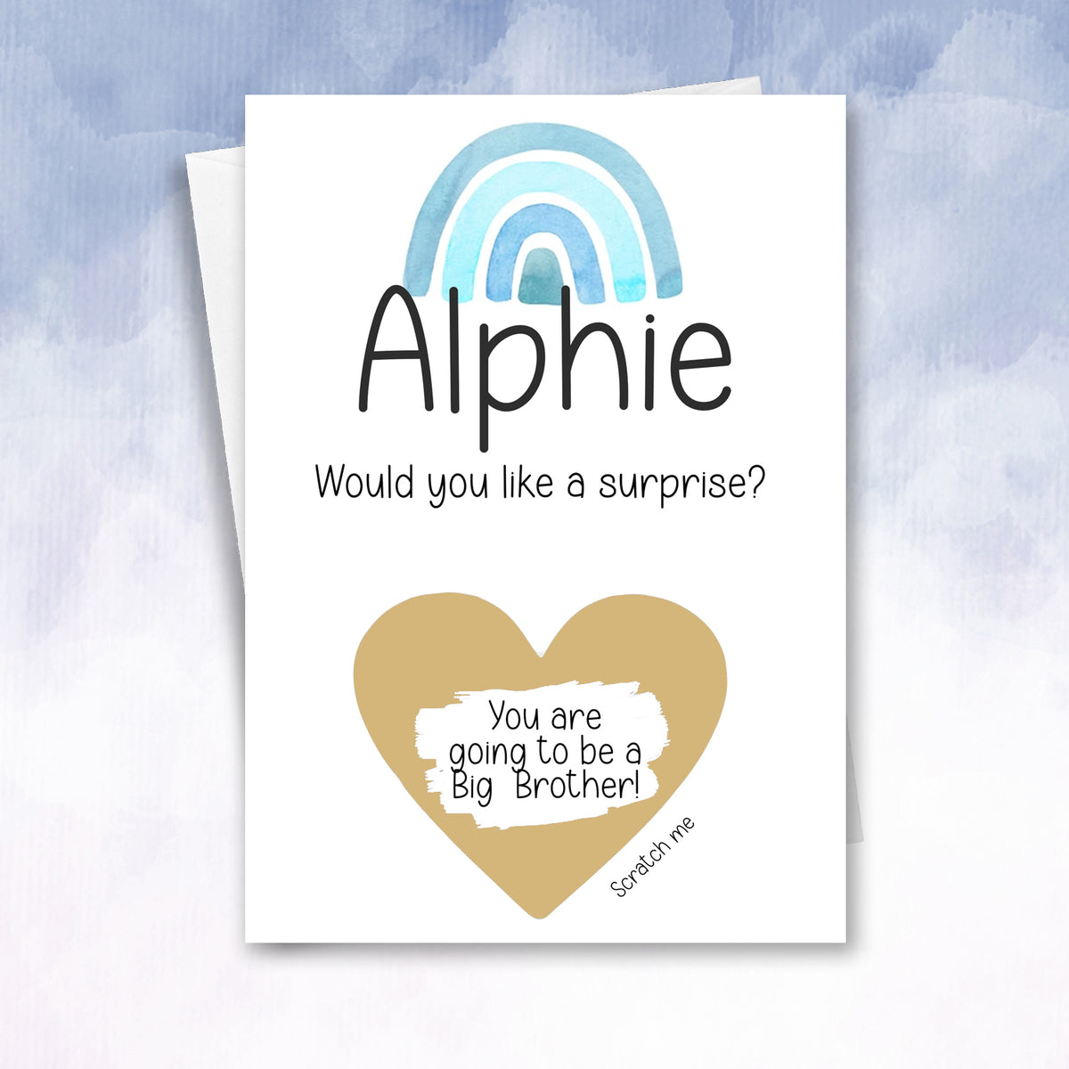 Personalised Big Brother Scratch card Reveal - 2f75e5-2