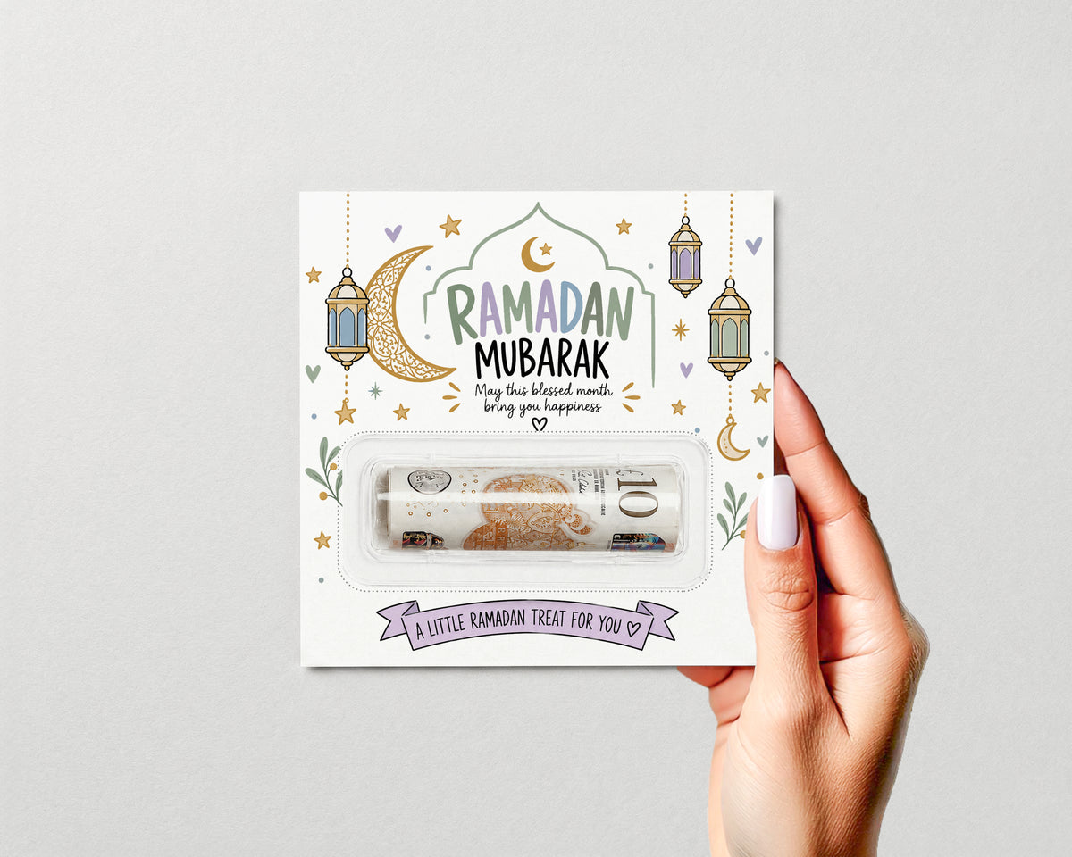 Ramadan Mubarak Money Holder Gift For Kids Cash Gift Little Ramadan Treat Card
