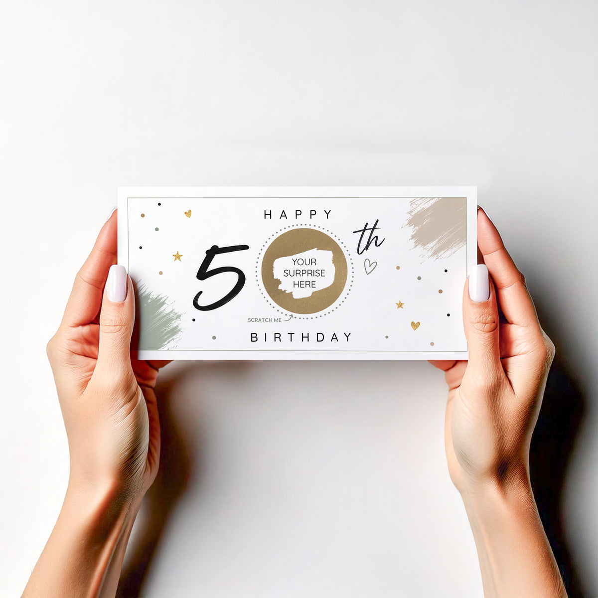 Personalised 30th Birthday Scratch Off Card, Surprise Gift Reveal , Experience Holiday Ticket Reveal
