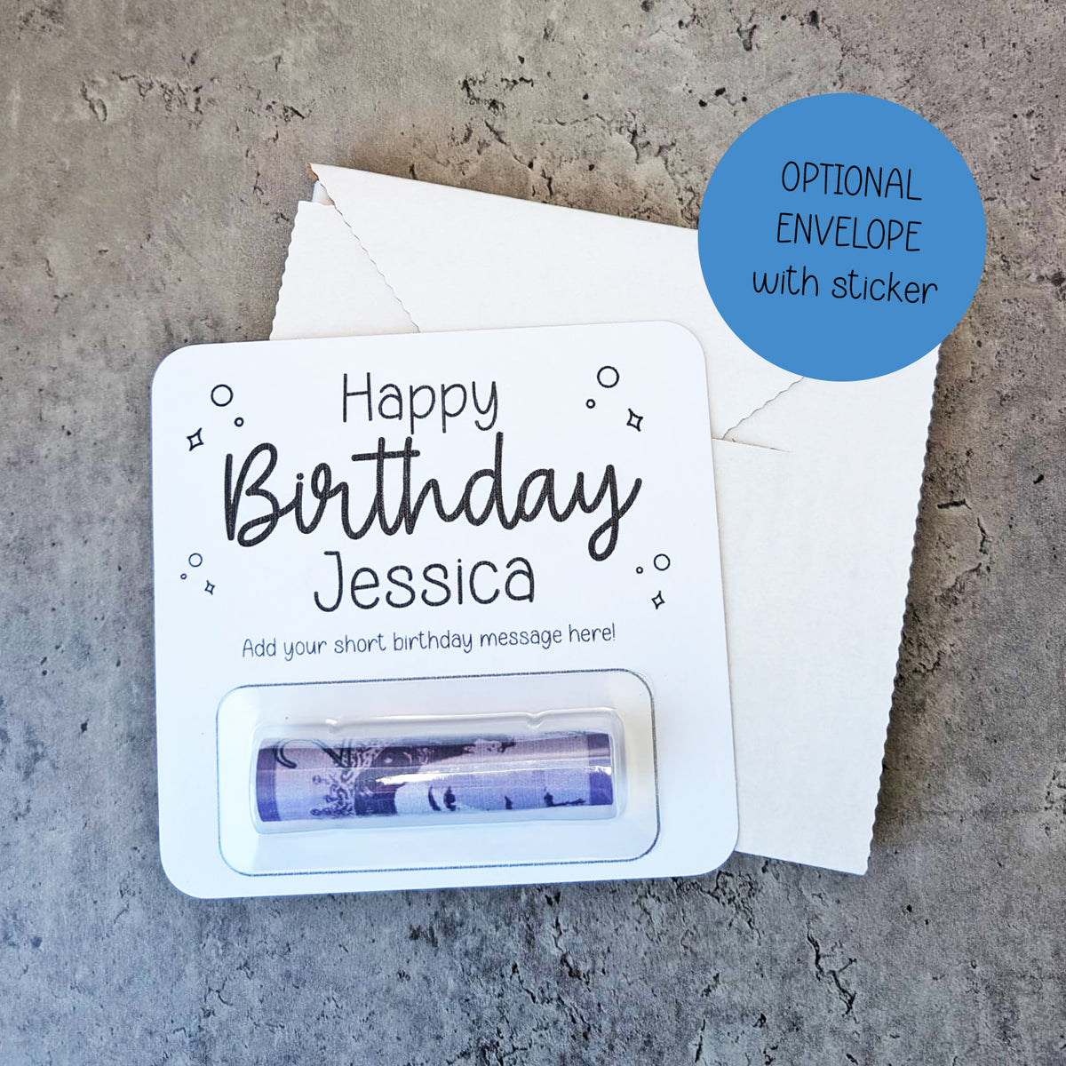 Personalised Birthday Money Gift Card• Cash Gift Voucher Holder for Kids Adults