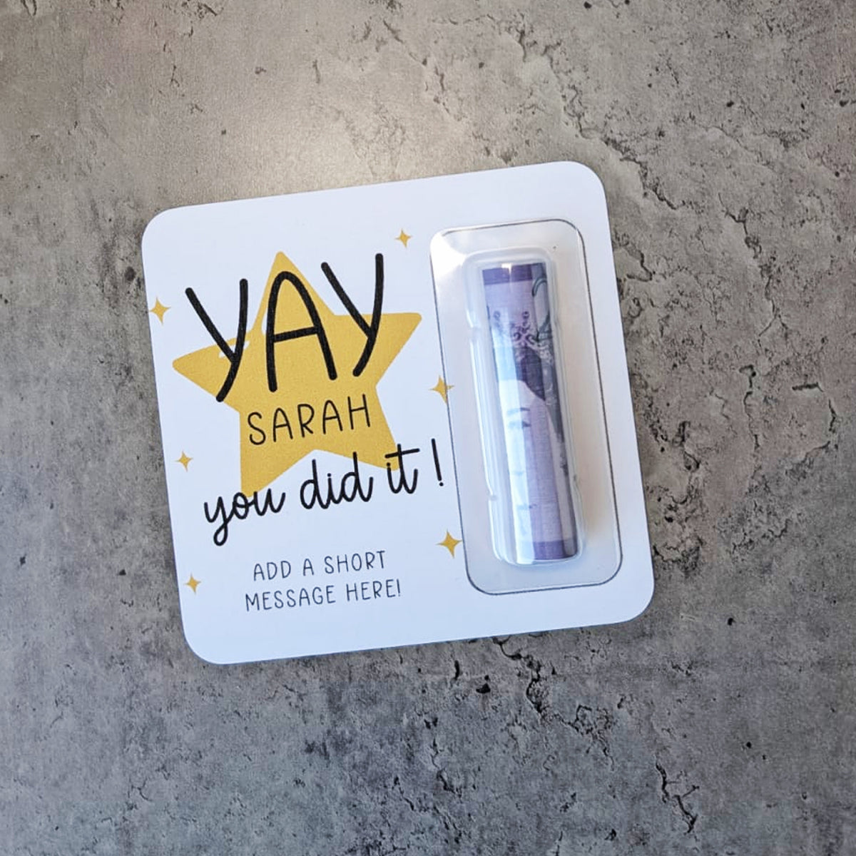 Personalised Graduation Money Gift Card• You Passed Card • GCSE Exam Congratulations Gift