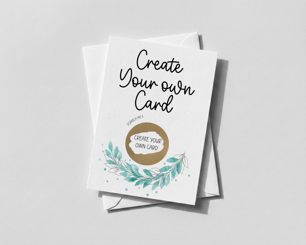 Personalised Guess What Scratch‑Off Card – Holiday • Staycation • Create Your Own Card